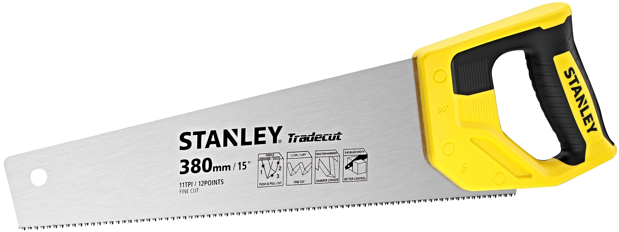 Levně STANLEY STHT20349-1 Tradecut 3.0 ruční pila na dřevo 380mm 11 TPI
