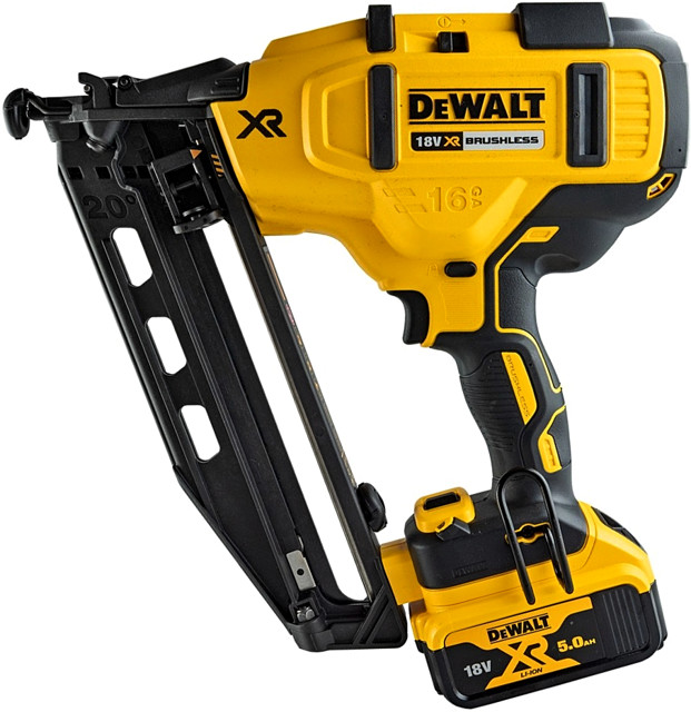 Levně DeWALT DCN660P2 (2x5Ah) 18V bezuhlíková aku nastřelovací pistole