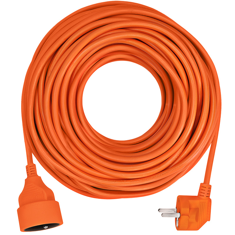 Levně SOLIGHT PS08 prodlužovací kabel - spojka, 1 zásuvka, 30 m, 3 x 1,5mm2, oranžová