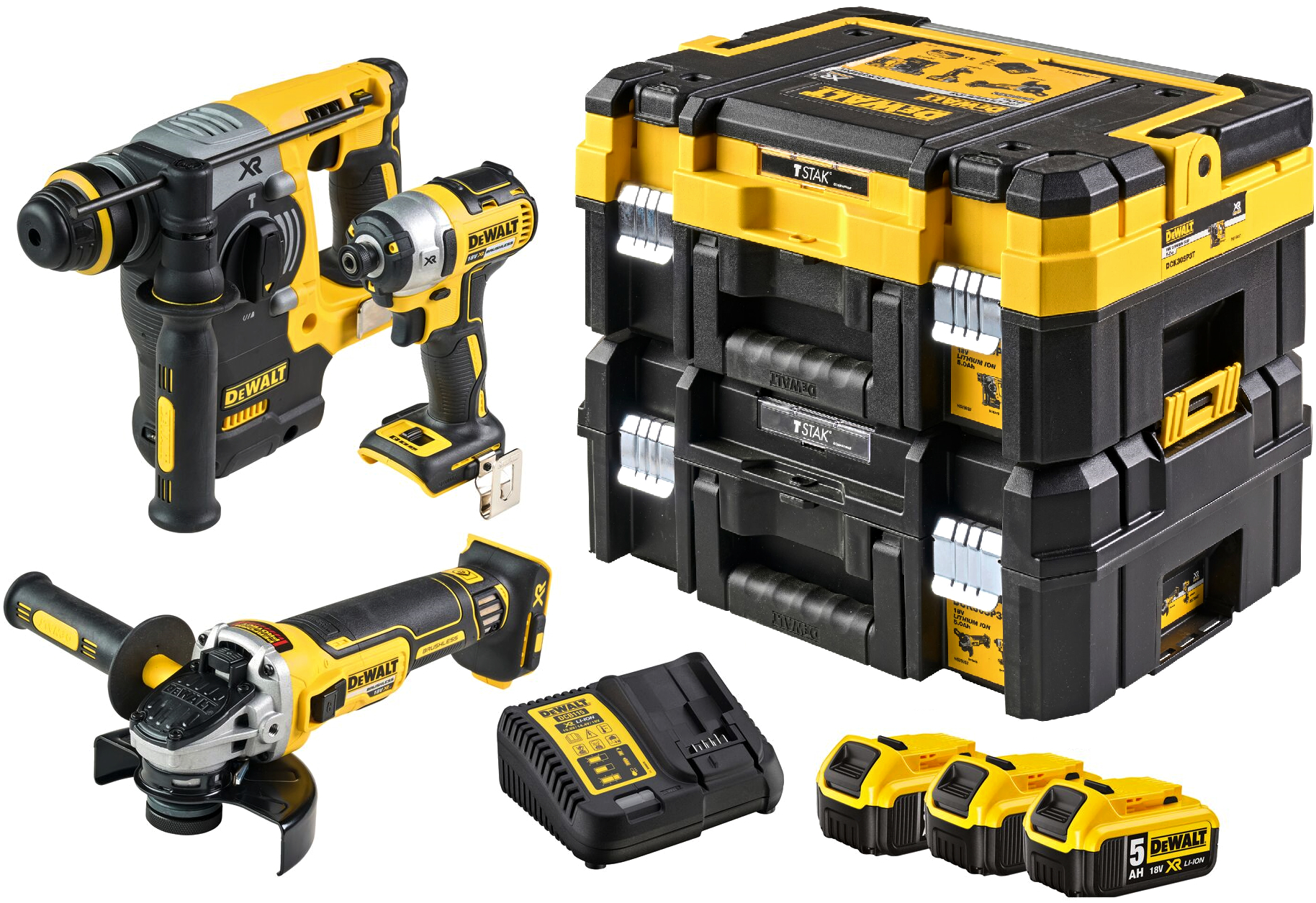 Levně DeWALT DCK305P3T 3dílná combo sada aku nářadí