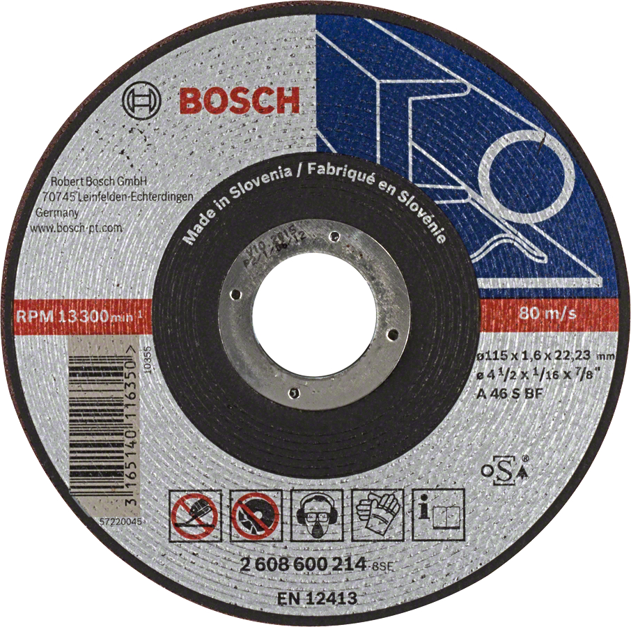 Levně BOSCH Expert for Metal rovný dělící kotouč na kov 115mm (1.6 mm)