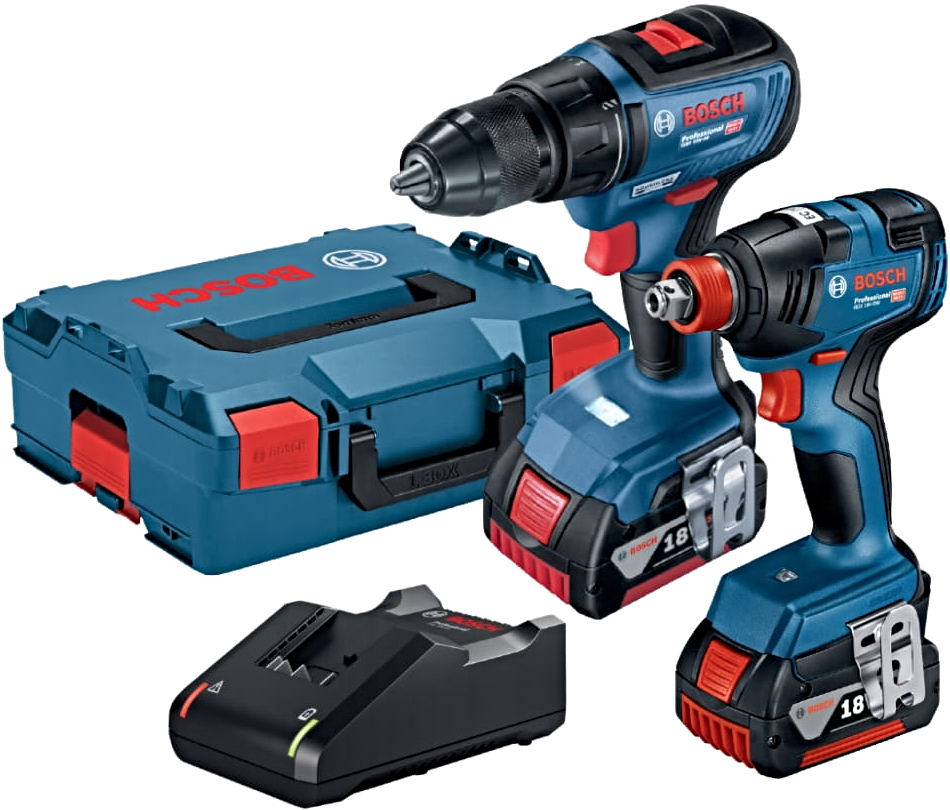 BOSCH sada nářadí GDX 18V-200 + GSR 18V-50 (SET)