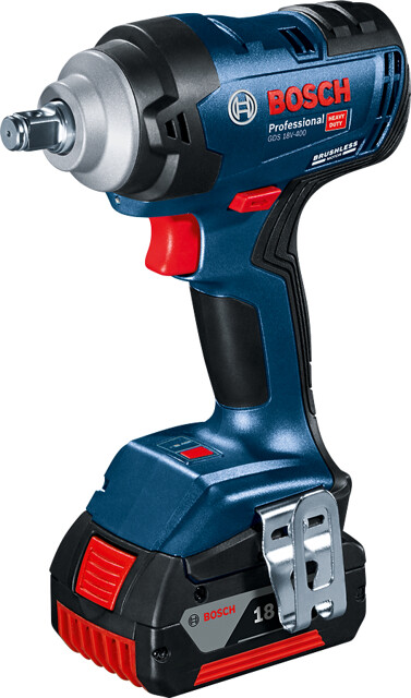 Levně BOSCH GDS 18V-400 (2x5Ah) 1/2" aku rázový utahovák