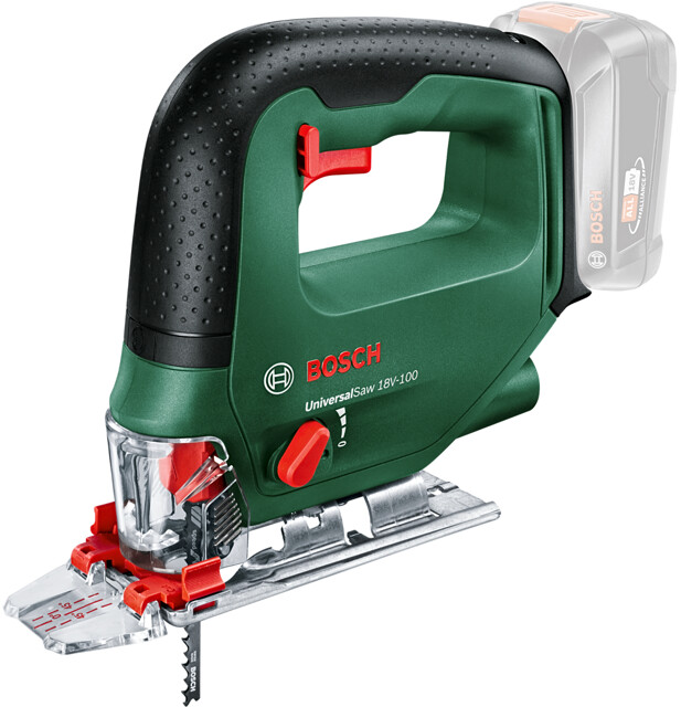 Levně BOSCH UniversalSaw 18V-100 (verze bez aku) 18V aku přímočará pila Power for ALL Kompletní Battery set | aku 18 V + nabíječka ZDARMA