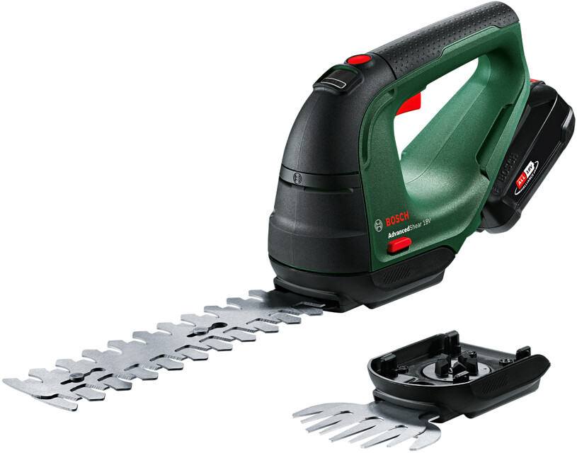 BOSCH AdvancedShear 18V-10 (1x2Ah) aku nůžky na keře a trávu Power for ALL