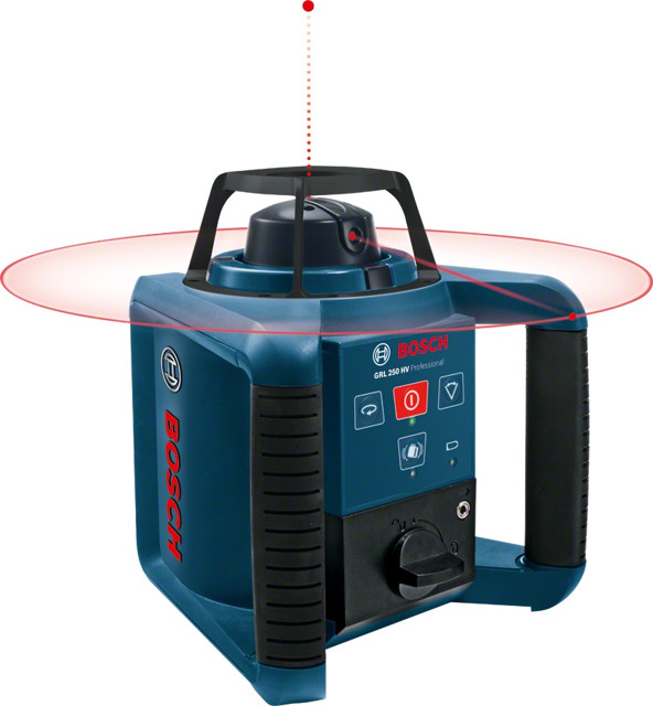 Levně BOSCH GRL 250 HV samonivelační rotační laser