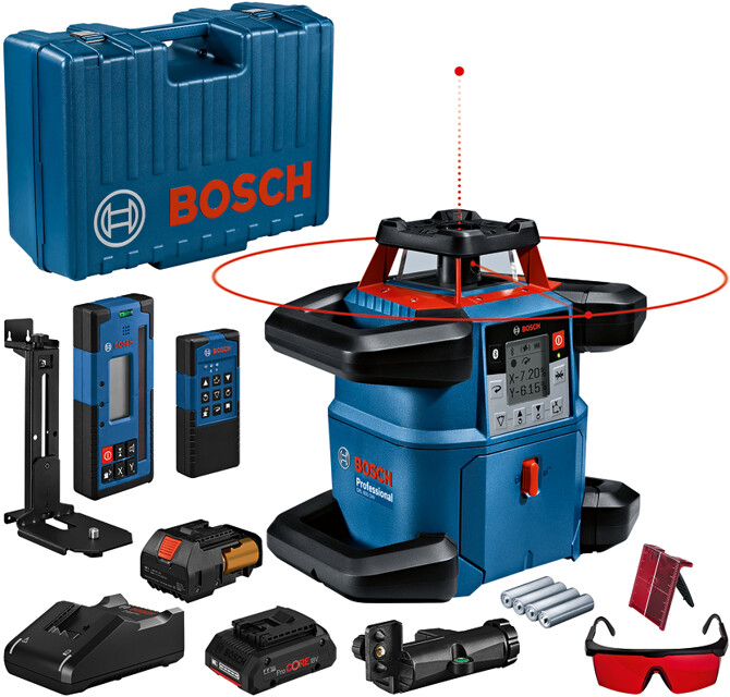 Levně BOSCH GRL 600 CHV rotační stavební laser