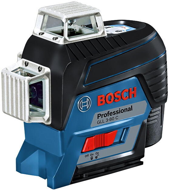 Levně BOSCH GLL 3-80 C čárový laser 360 s přijímačem LR 7