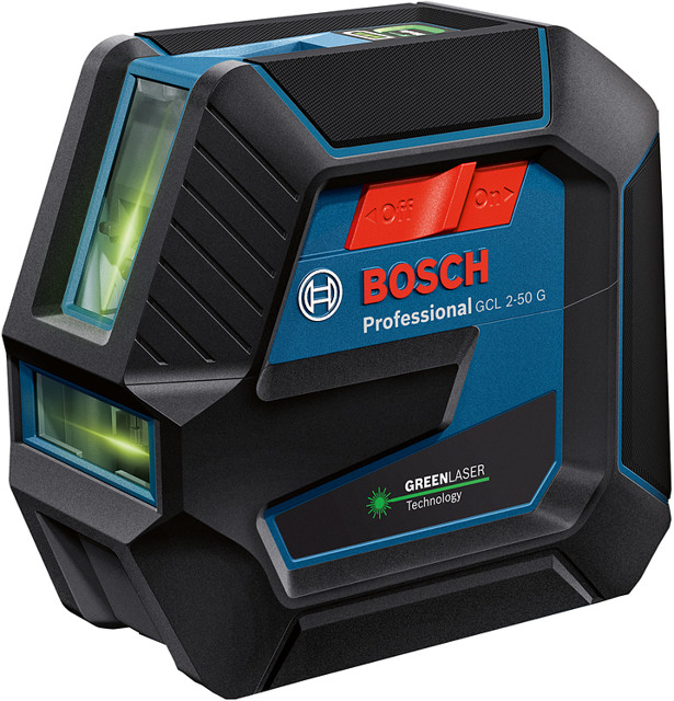 Levně BOSCH GCL 2-50 G křížový laser s olovnicí (IP64)