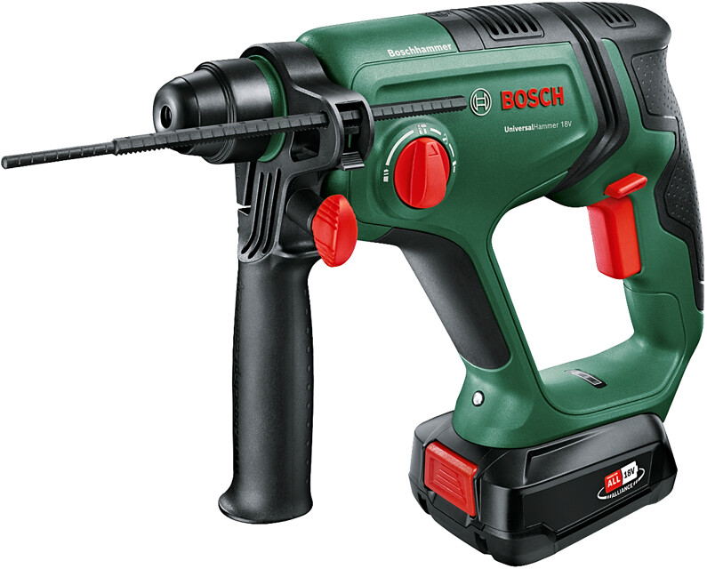 BOSCH UniversalHammer 18V (1x2,5Ah) akumulátorové vrtací kladivo SDS-Plus / 2 J