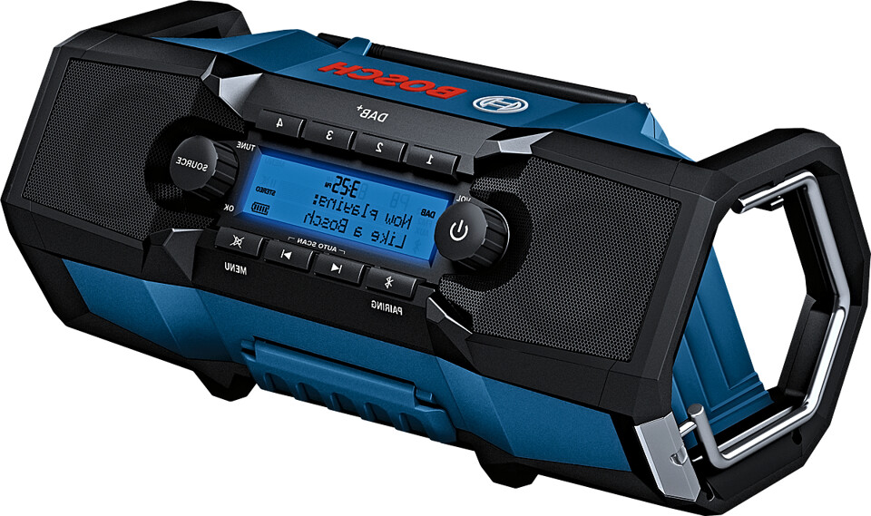 BOSCH GPB 18V-2 SC rádio DAB+, Bluetooth, FM