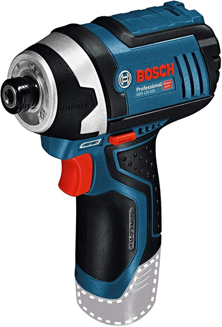 Levně BOSCH GDR 12V-105 (verze bez aku) 1/4" montážní aku rázový utahovák - 105 Nm