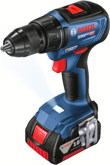 Levně BOSCH GSR 18V-50 (2x5Ah) aku vrtačka