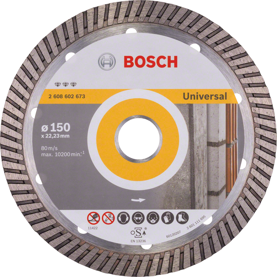 BOSCH DIA kotouč Best for Universal Turbo 150mm (22.23/2.4 mm)