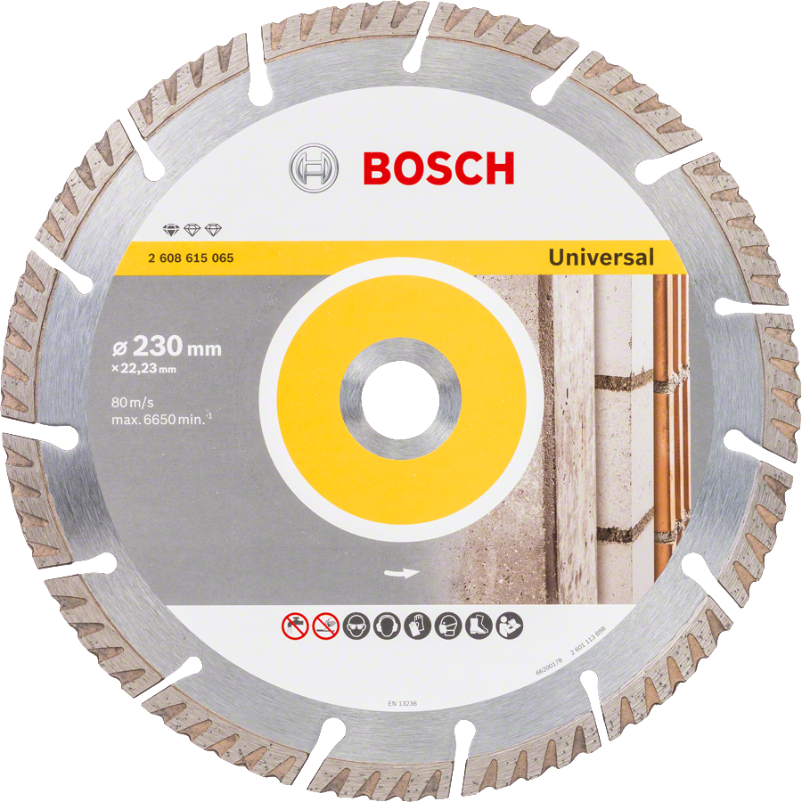 Levně BOSCH 230x22,23mm Diamantový kotouč Standard for Universal (1 ks)