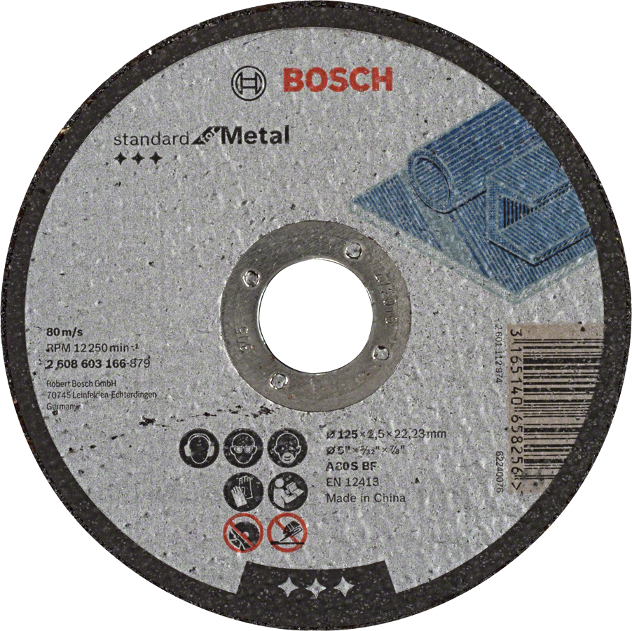 Levně BOSCH Standard for Metal řezný kotouč 125mm (2.5 mm)