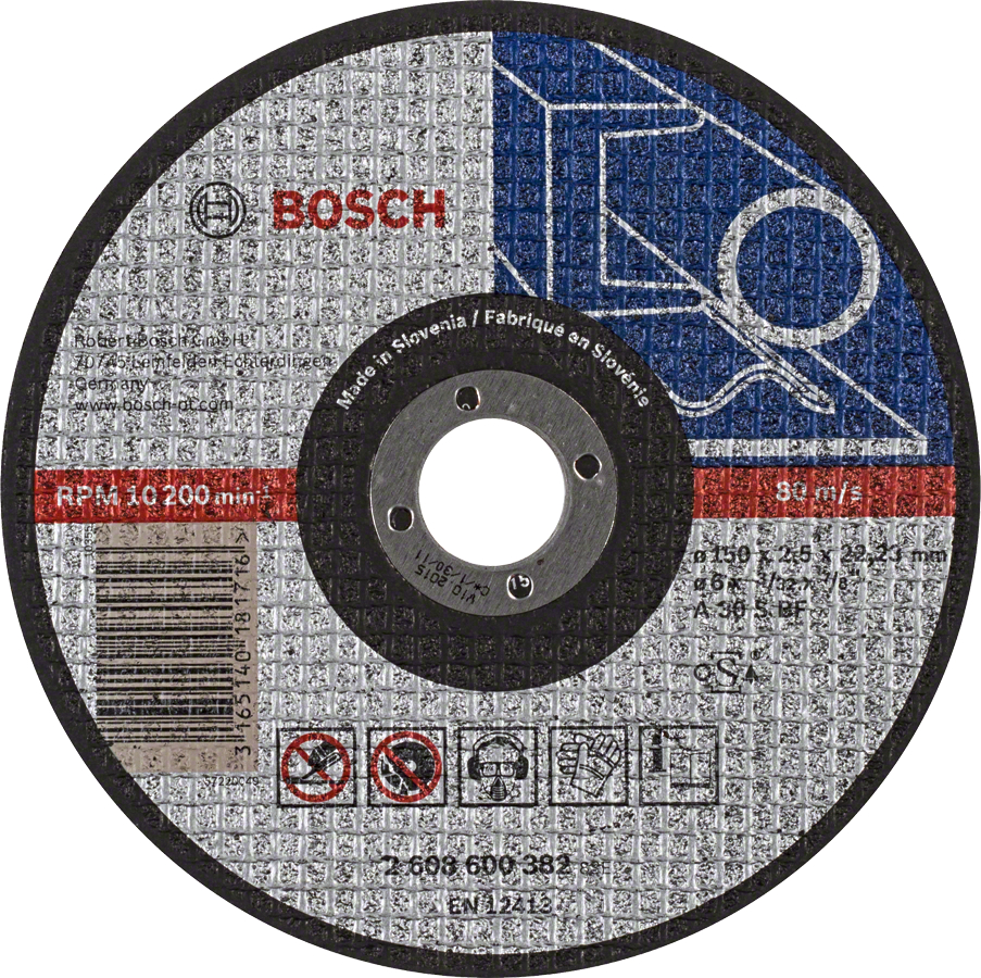 BOSCH 150x22,23mm rovný dělící kotouč na kov Expert for Metal (2.5 mm)