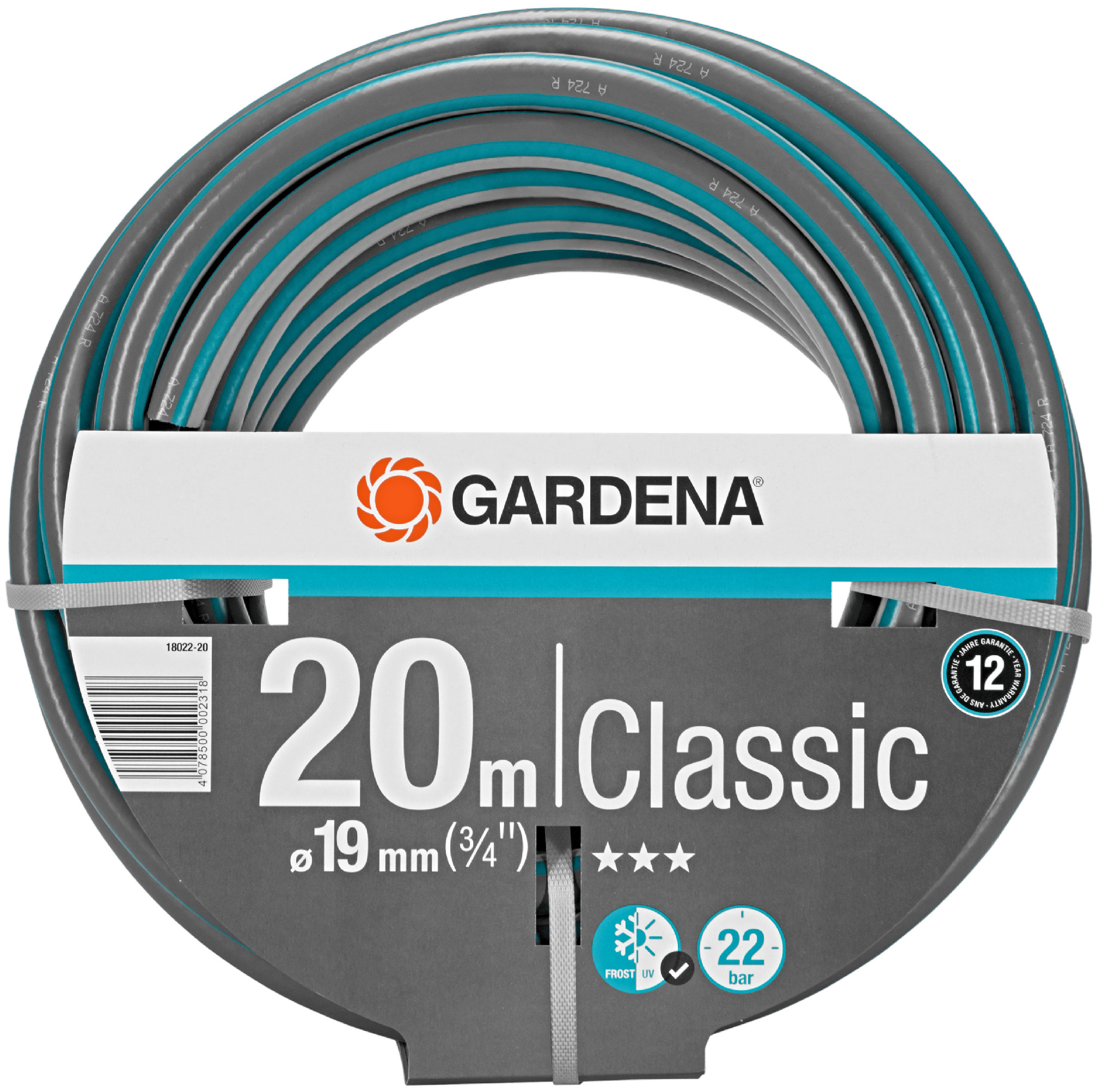 Levně GARDENA 18022-20 zahradní hadice Classic 3/4" (19 mm) - délka 20m