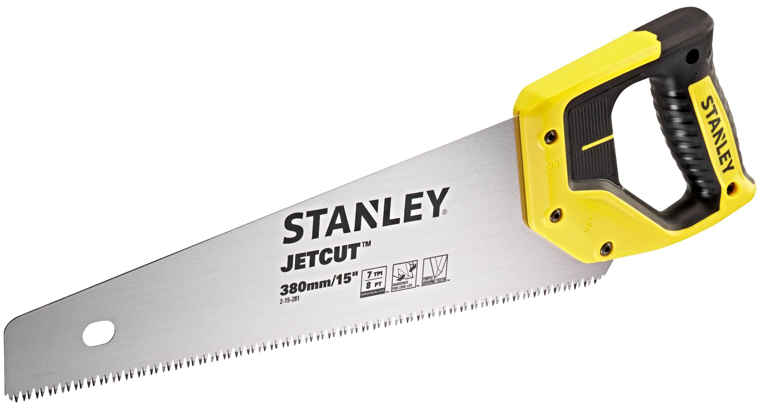 Levně STANLEY 2-15-281 ruční pila JETCUT standardní zuby 7 TPI - 380 mm