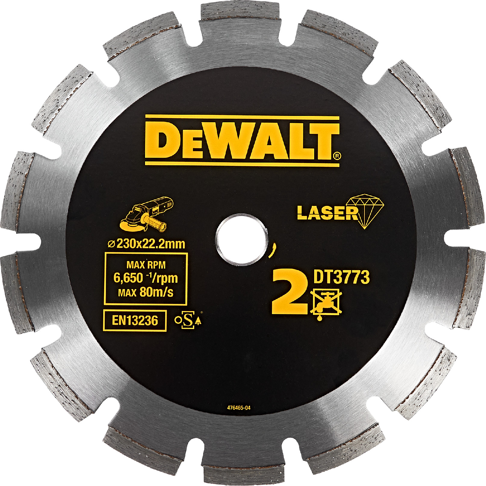 Levně DeWALT DT3773 230x22,23mm DIA kotouč na abrazivní materiály