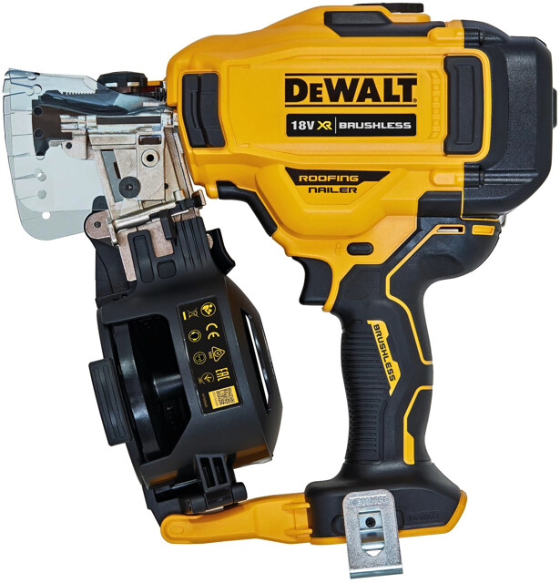 DeWALT DCN45RNN (bez aku) aku hřebíkovačka na střechy - bubnový zásobník