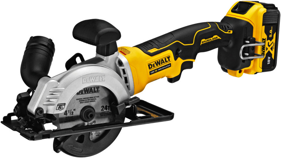 DeWALT DCS571P2 aku kotoučová pila (2x 5,0 Ah)