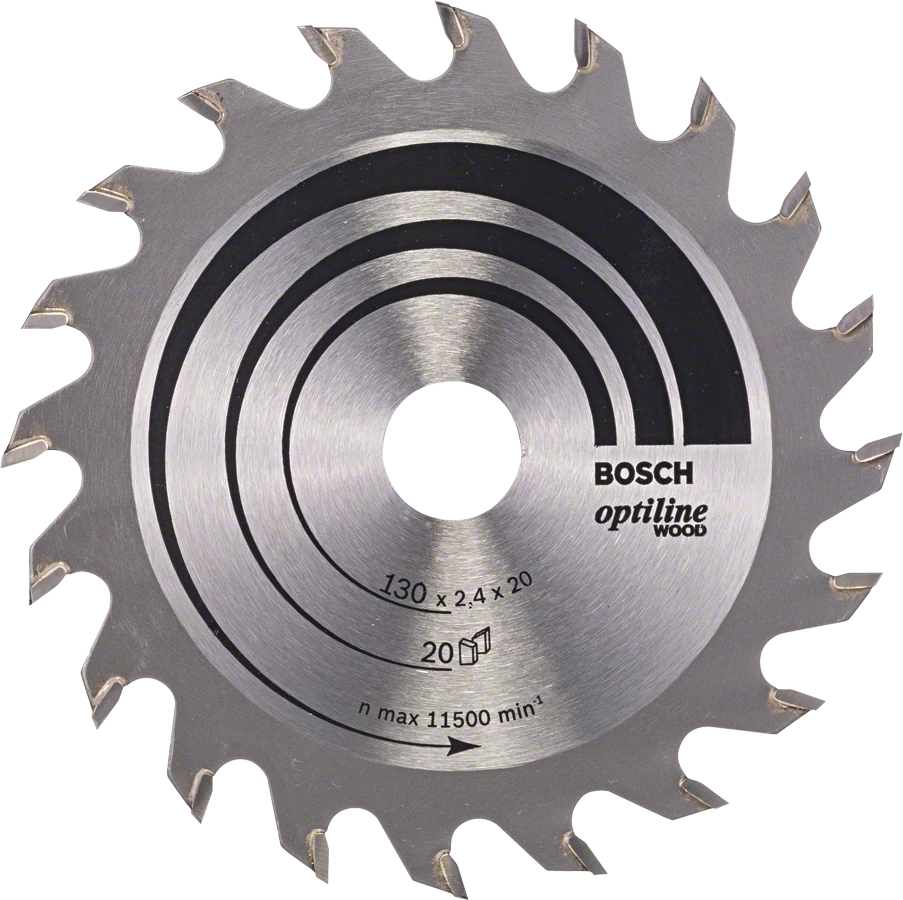 BOSCH Optiline Wood kotouč na dřevo 130x20mm (20Z)