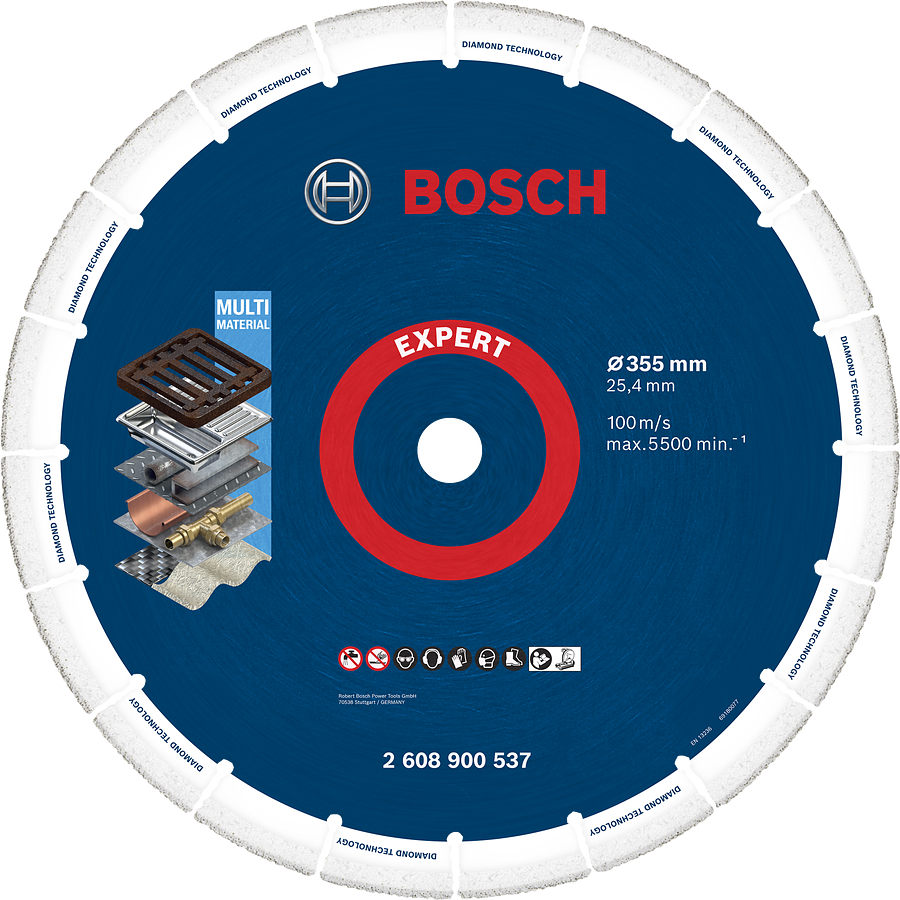 Levně BOSCH Expert 355x25,43mm DIA kotouč na řezání kovu Diamond Metal Wheel