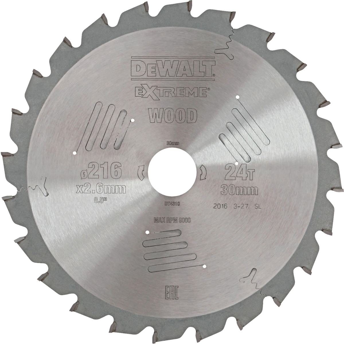 DeWALT pilový kotouč na dřevo 216x30mm (24z)