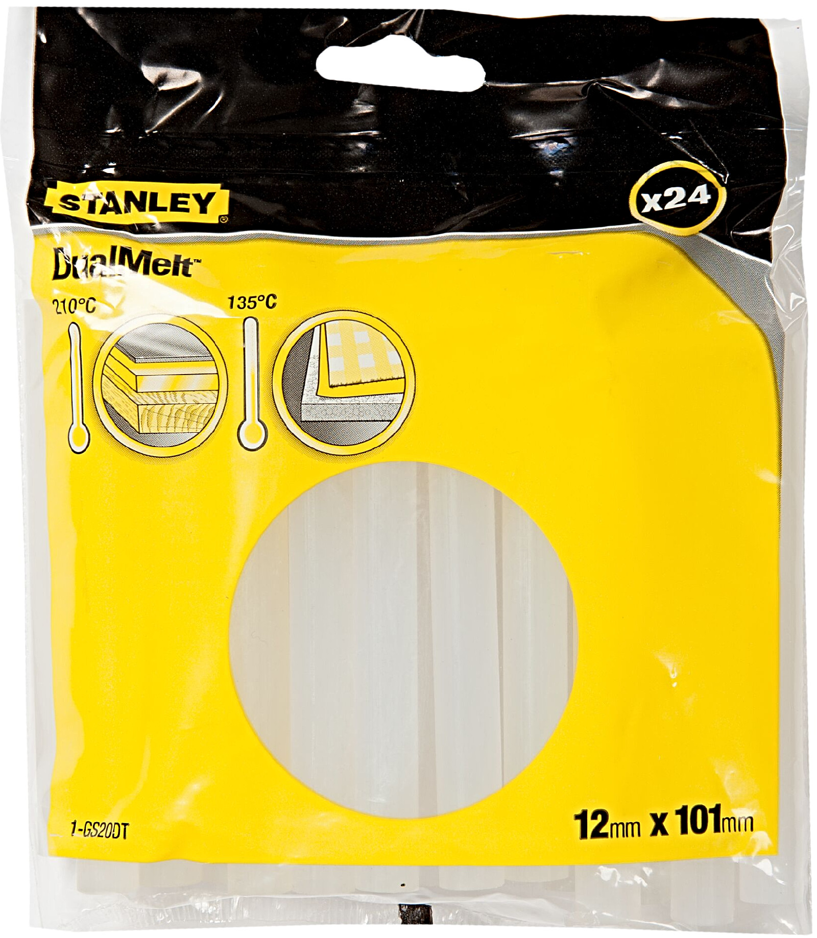 Levně STANLEY 1-GS20DT 11,3x100mm lepicí tyčinky 24 ks