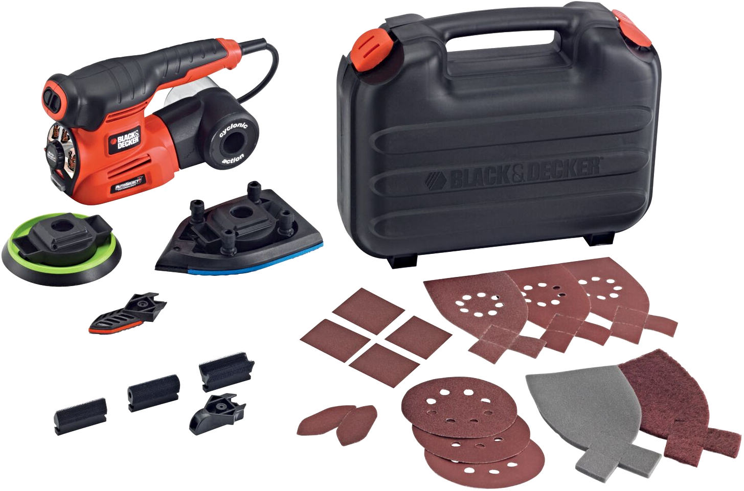 Levně BLACK+DECKER BLACK and DECKER KA280K multibruska 2v1 + kufr