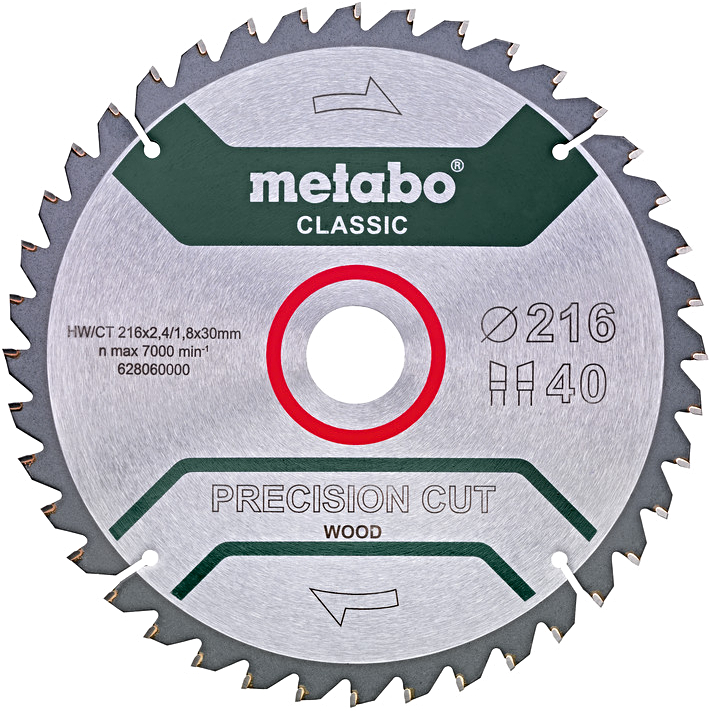 Levně METABO Precision Cut Wood Classic 216x30mm (WZ40)