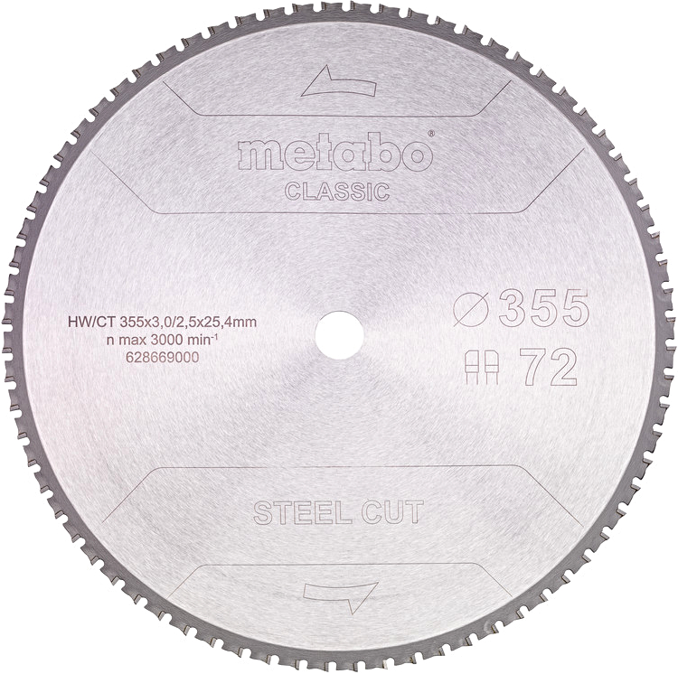 METABO Steel Cut Classic kotouč na kov 355x25,4mm (FZFA/FZFA72)