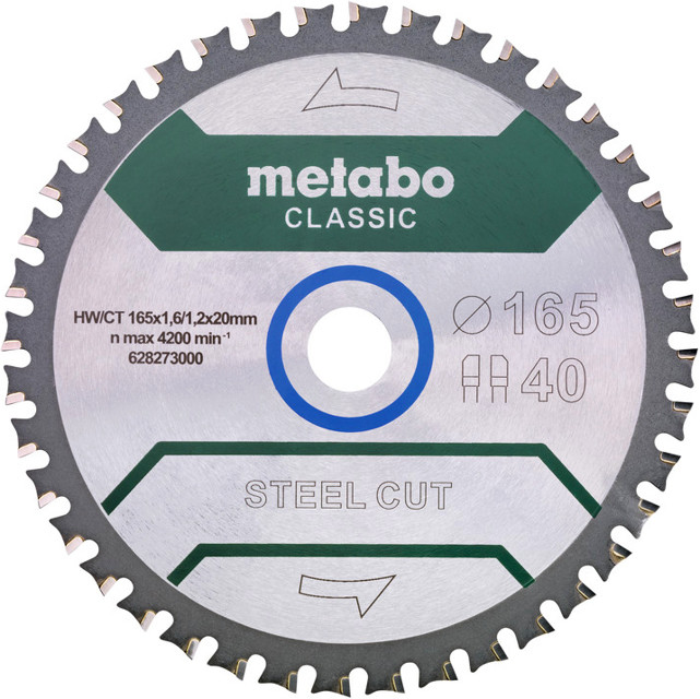 Levně METABO Steel Cut Classic kotouč na kov 165x20mm (FZFA/FZFA40)