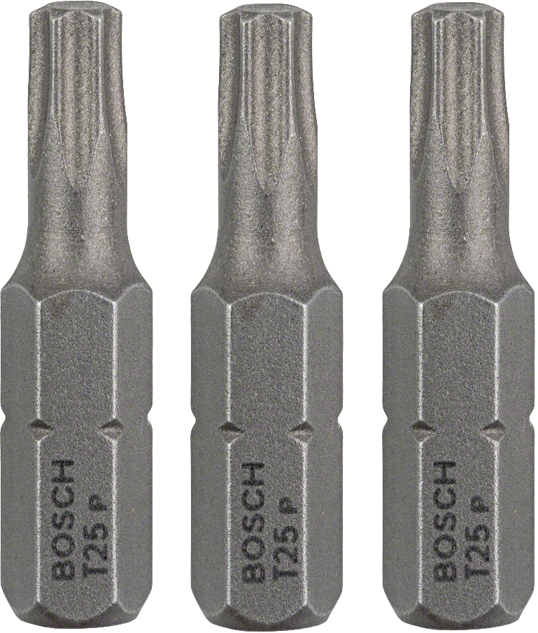 Levně BOSCH šroubovací bit Torx Extra-Hart T25 25mm (3 ks)