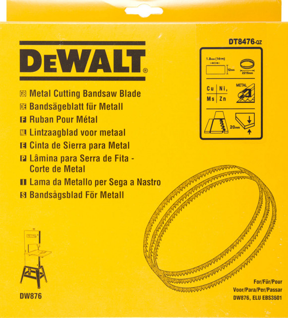 Levně DeWALT DT8476 pilový pás na barevné kovy, pro DW876 12 mm