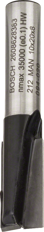 Levně BOSCH 10x19,6mm drážkovací fréza Standard for Wood (stopka 8 mm)