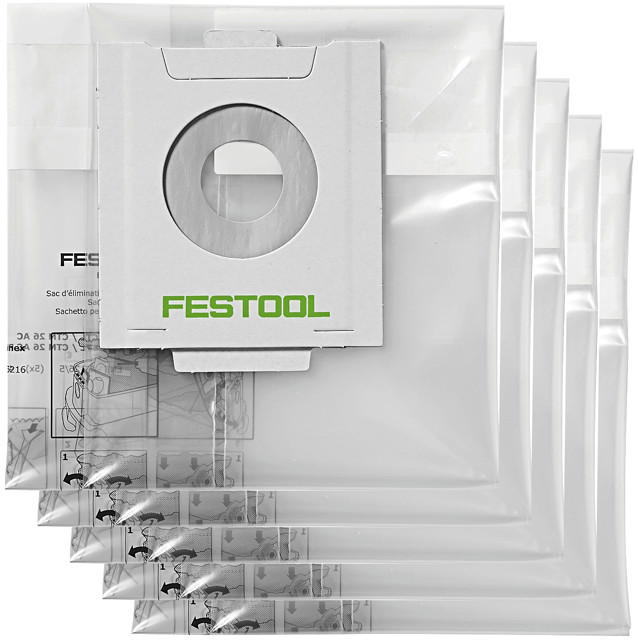 Levně FESTOOL ENS-CT 26 AC/5 odpadkový vak pro CT 26 AC (5 ks)