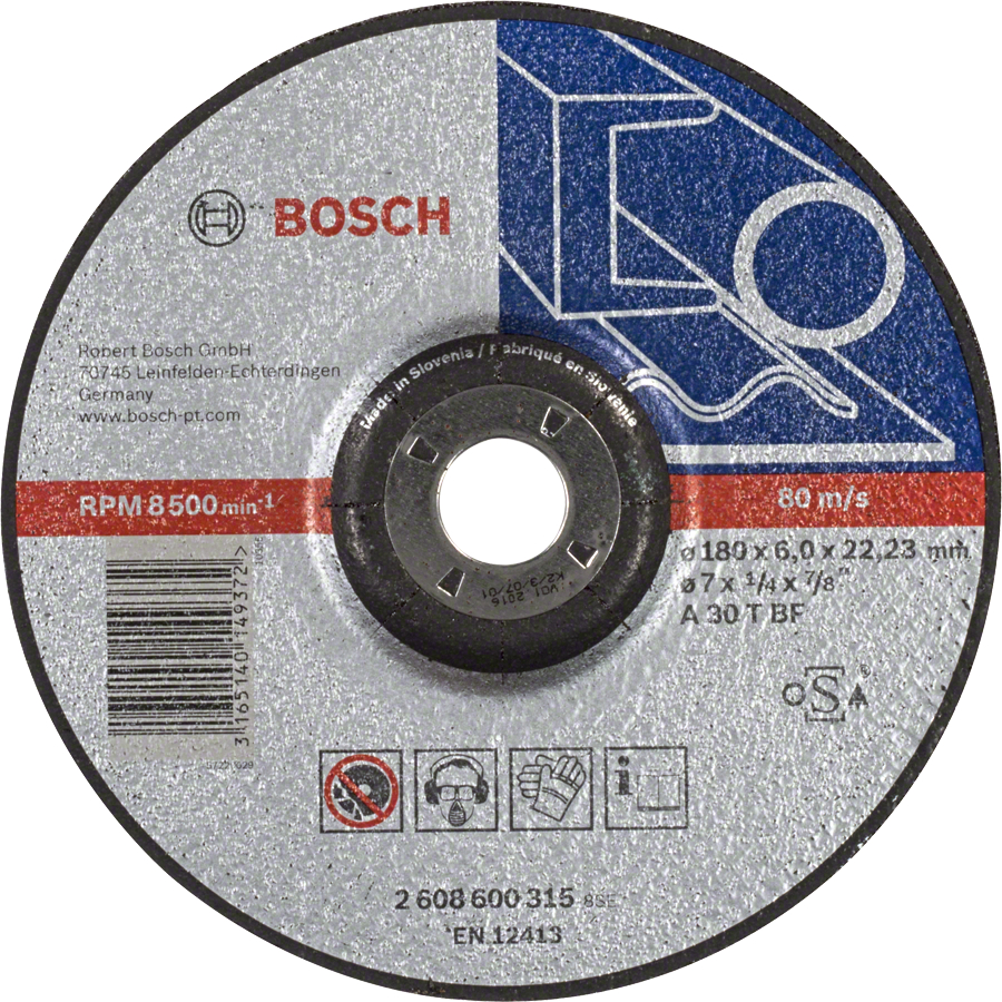 BOSCH 180x22,23mm brusný kotouč na kov Expert for Metal (6 mm)