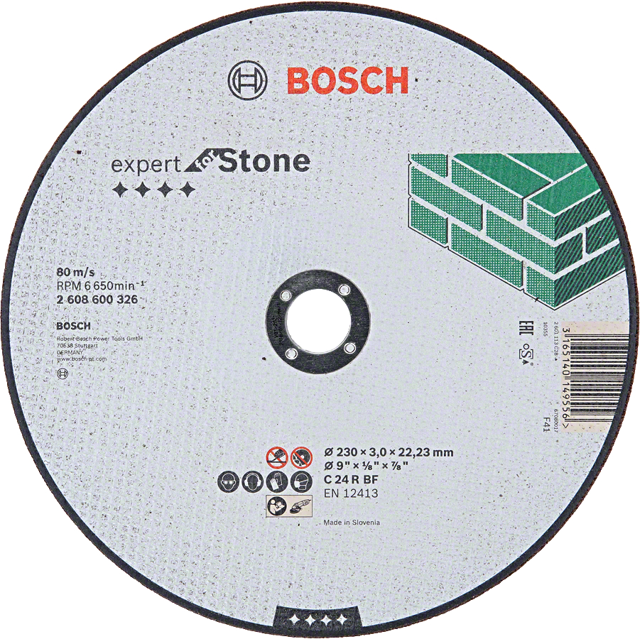 Levně BOSCH Expert for Stone dělící kotouč na kámen 230mm (3 mm)