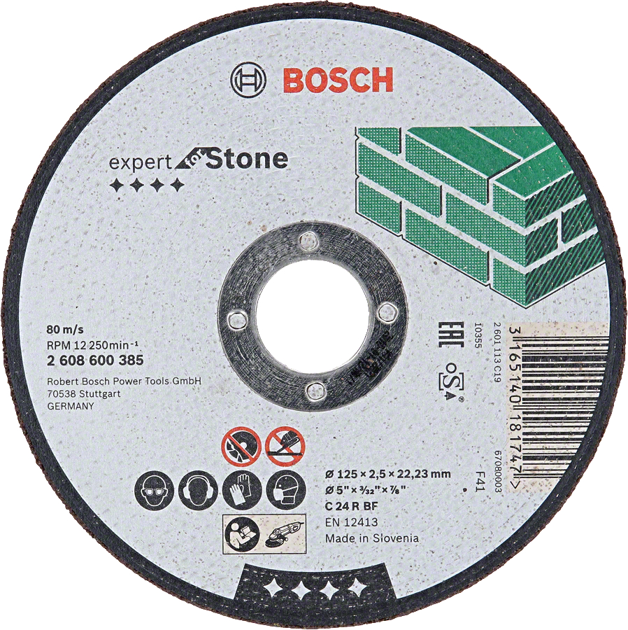 Levně BOSCH Expert for Stone dělící kotouč na kámen 125mm (2.5 mm)