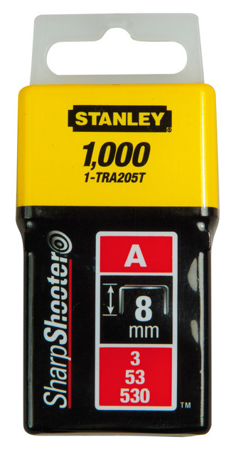 STANLEY 1-TRA205-5T spony LD typ A - 11,3 mm, délka 8 mm, 5000 ks