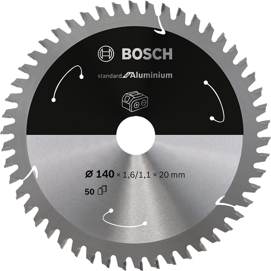 Levně BOSCH 140x20mm (50Z) Standard For Aluminium