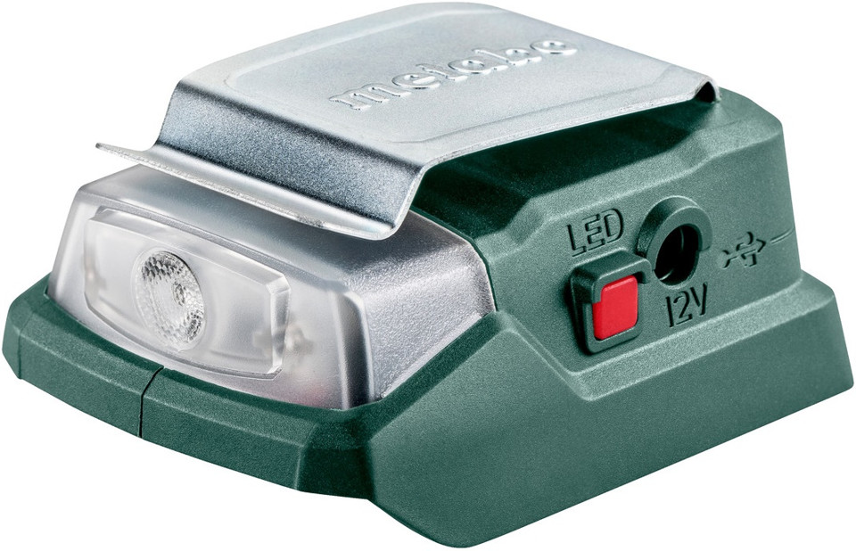 Levně METABO PowerMaxx PA 12 LED-USB adaptér akumulátoru s LED světlem