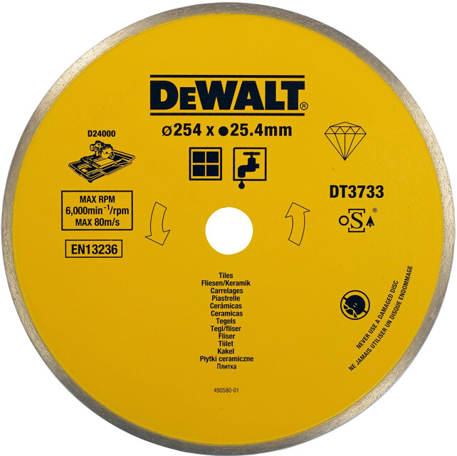 Levně DeWALT DT3734 254x25,4mm DIA kotouč na kameninu pro D24000