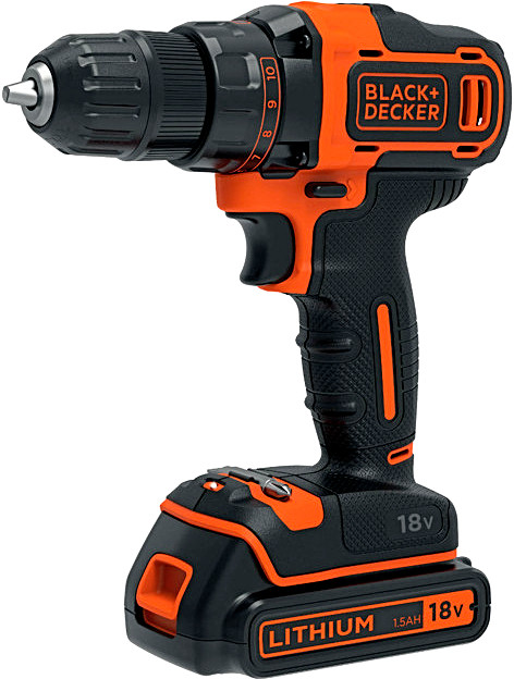 Levně BLACK+DECKER BLACK and DECKER BDCDD186KB aku vrtačka