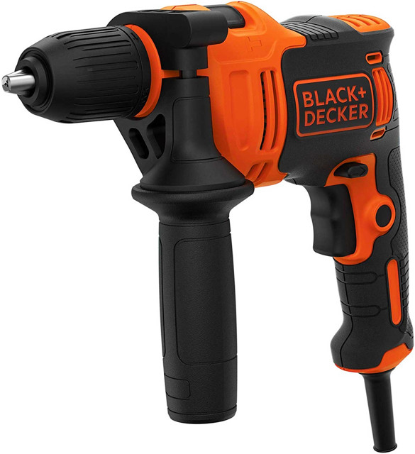 Levně BLACK+DECKER BEH550K (550W) příklepová vrtačka + kufr