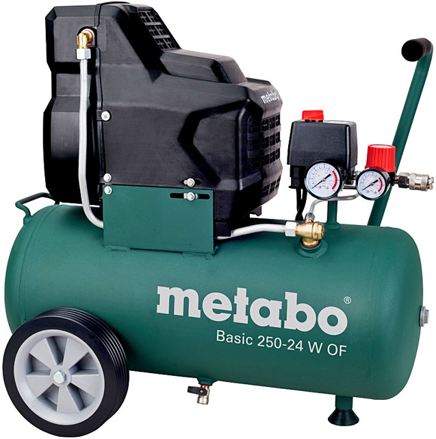 METABO Basic 250-24 W OF bezolejový kompresor (24 l)