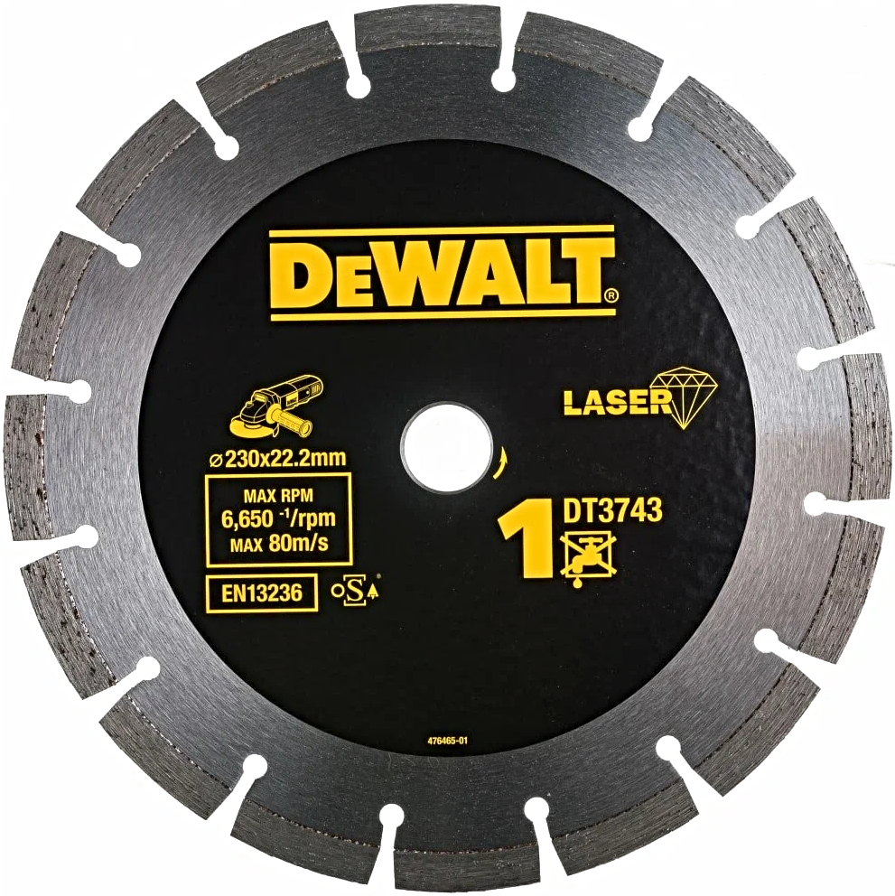 Levně DeWALT DT3743 230x22,23mm DIA kotouč na beton a stavební materiály (1 ks)