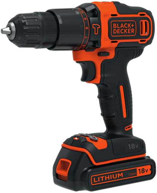 Levně BLACK+DECKER BDCHD18KB aku příklepová vrtačka